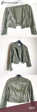 Jack By Bb Dakota Green Vegan Leather Moto Jacket Jack By Bb Dakota Green Vegan Leather Moto Jacket Size Smal Vegan Leather Moto Jacket Clothes Design Fashion