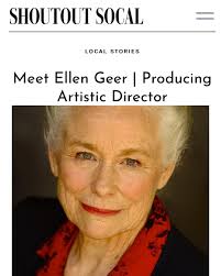 🐇 In her recent interview with Shoutout SoCal, Ellen Geer reflects
