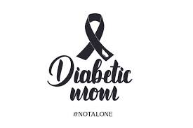 Colorful tabs vector illustration with vertical style. Diabetes Awareness Ribbon Svg Diabeteswalls