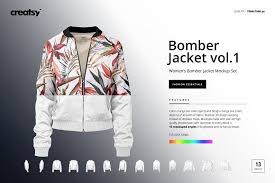Women S Bomber Jacket Mockup Set V 1 Womens Bomber Bomber Jacket Women Bomber Jacket