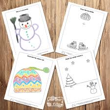 How to draw winter season scenery ❄️winter scenery drawing and coloring page. Winter Drawing Prompts For Kids Itsybitsyfun Com