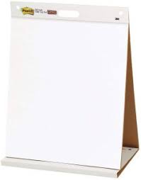 Post It Super Sticky Tabletop Easel Pad 20 X 23 Inches 20 Sheets Pad 1 Pad 563r Portable White Premium Self Stick Flip Chart Paper Built In
