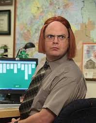 Dwight Impersonating Meredith In 2020 The Office Show The Office Dwight The Office