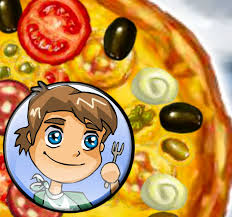 Usa tu ratón para añadir los ingredientes en la pizza. Juego Para Cocinar Pizza De Salami