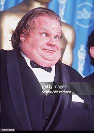 Patrick Swayze as Adrian, Chris Farley as Barney during "Chippendales...  News Photo