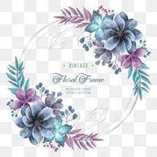 Perfect for wedding invitations, greeting cards, quotes, posters, logo, blogs and diy. Beautiful Watercolor Flower Floral Clipart Background Vintage Png And Vector With Transparent Background For Free Download Flower Frame Floral Poster Flower Drawing
