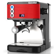 Gemilai Crm3601 Coffee Machine Household Small Full Semi Automatic Italian Concentrated Grinding Office Steam Coffee Machine Italian Pumps Pump Types
