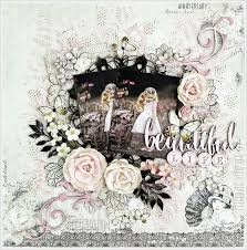 The Dusty Attic Blog Beautiful Life Kavitha Scrapbook Background Scrapbook Layout Sketches Wedding Scrapbook