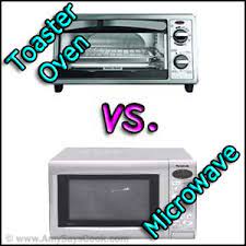 Toaster Oven Vs Microwave Oven