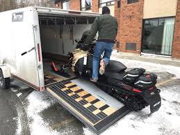 Standard size for the molded rubber traction. Snowmobile Trailers Buying Tips Intrepid Snowmobiler