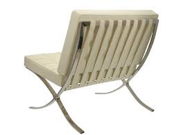 It was designed by ludwig mies van der rohe for the german pavilion, which he also designed, at the international exposition in barcelona in 1929. Genuine Cream Barcelona Style Chair Inspired By Mies Van Der Rohe