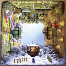 Der Jahreszeiten Garten Jacek Yerka 1000 Schmidt Spiele German Malen Nach Zahlen Kreuzstich Kunst Landschaftsmalerei