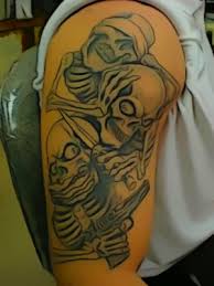 These days in the west, an individual who will see no evil, hear no evil, and speak no evil feigns ignorance to having witnessed someone else doing wrong. See No Evil Hear No Evil Speak No Evil Tattoo Only Skin Deep Tattooing