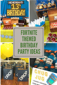 Fortnite Themed Birthday Party All Wrapped Up Events Video Games Birthday Party Birthday Party Themes 10th Birthday Parties