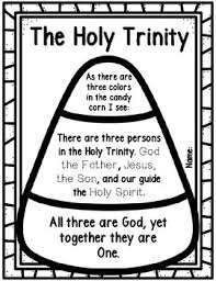 Color your own candy corn trinity cutouts. The Holy Trinity By Glitter And Grace Teachers Pay Teachers