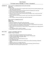Your cv is your first chance to make an impression on the recruiter. Restaurant Cashier Resume Samples Velvet Jobs