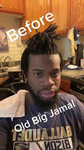 Before and After Big Malmal’s new locstyles and haircut. Old Big Jamal has  transferred to the new Big Malmal today. #locstyles #haircut #newperson