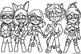 The deer miraculous is an unknown type of jewelry that whenever deer kwami inhabits it transforms the wearer into a deer themed superhero. Ladybug And Cat Noir Coloring Pages 140 Printable Coloring Pages