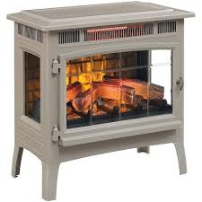 Get free shipping on qualified real flame, remote control electric fireplaces or buy online pick up in store today in the heating, venting & cooling department. Duraflame 3d French Grey Infrared Electric Fireplace Stove With Remote Control Dfi 5010 05 Target
