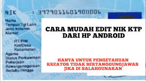 Scan ktp/surat keterangan ktp (asli) berkas ktp ini sudah wajib lho, karena saat register kita diminta memasukan nomor induk kependudukan. Cara Mudah Edit Ktp L Android Ios L Editktp Youtube