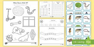 Letter w words for kids /words start with letter wquery solved :w. Letter W Worksheet And Activity Pack Alphabet Ela