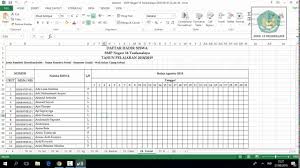 Download aplikasi absensi siswa sd. Cara Membuat Daftar Hadir Absensi Peserta Didik Pada Dapodik Versi 2019 Youtube