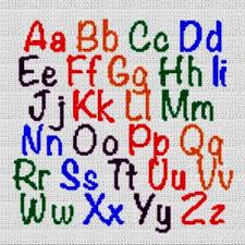 Instant download pdf crochet pattern for a granny square alphabet this vintage us crochet pattern for a granny square alphabet has been digitally cleaned and enlarged for ease of. Alphabet Blanket Graph And Row By Row Written Crochet Instructions 13 Yarnloveaffair Com