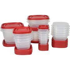 Rubbermaid Easy Find Lids Food Storage And Organization Containers Set Of 20 40 Pieces Total Walmart Com Food Storage Container Set Food Storage Set Food Storage