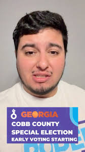🚨 Georgia, it’s time to #VoteEarly ! 🚨, Daniel from the #PoderLatinx team  in Georgia, reminding you that early voting is NOW OPEN for the special  election primary in Cobb County (Districts 2 & 4)! 🗳️ ...