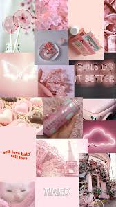 Tons of awesome pink aesthetic collage wallpapers to download for free. Pastel Pink Aesthetic College Wallpaper Pastel Pink Aesthetic College Wallpaper Pink
