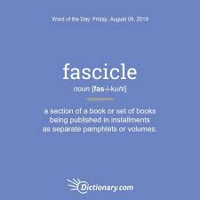 Fascicle Dictionary Words Words Word Of The Day