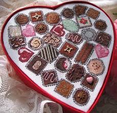 Embroidery & cross stitch patterns; 26 Cross Stitch Chocolate Sweets Ideas Cross Stitch Stitch Cross Stitch Patterns