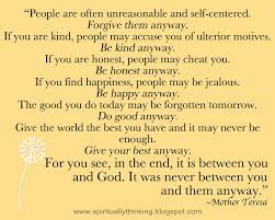 Real Asian Beauty Negative People People Are Often Unreasonable Mother Teresa Quotes Encouragement Quotes