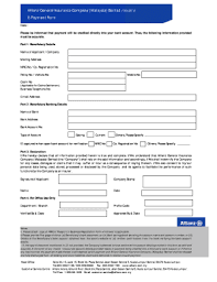 Allianz car | motorbike insurance quote & renew online now pay direct & nett to allianz only few clicks to renew no need wait and skip agent to quote. Allianz E Payment Form Fill Online Printable Fillable Blank Pdffiller