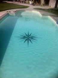 Créez la piscine de vos rêves. Un Liner Arme Sable Decore D Un Dessin Original Renovation De Piscine