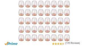 40 pack chair leg floor protectors with felt furniture pads ninonly transparent silicone floor pr felt furniture pads furniture pads chair leg floor protectors