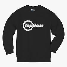 The resolution of png image is 2329x969 and classified to gear ,table top ,people top view. Top Gear Logo Kids Sweatshirt Customon