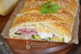 рецепт пирога из слоеного теста с ветчиной и сыром Rulet S Vetchinoj I Syrom Recept S Foto Kak Prigotovit Rulet Iz Sloenogo Testa Vetchiny I Syra Eda Kulinariya Vkusnaya Eda