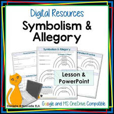 Symbolism And Allegory Digital Resource Digital Resources Digital Lessons Digital Learning