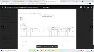 Contoh format kartu inventaris barang (kib) dan kode barang. Contoh Kartu Inventaris Barang Kib B Peralatan Dan Mesin Antapedia Com