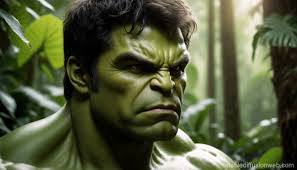 hulk s face reflects a deep care for his friend Prompts