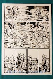 It was published over eight issues beginning in 2003, with the first six issues later collected in a single volume. Original Page Tmnt Odyssey By Jim Lawson Plus Hc Book Set Ninja Turtles Rare 1753352974