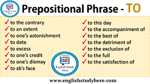 Complete description of prepositional phrase with example sentences. 100 Prepositional Phrases Examples English Study Here