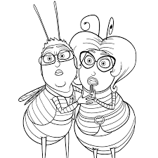 Simply do online coloring for barry bee benson flying over the clouds with pollen jocks in bee movie coloring pages directly from your gadget, support for ipad, android tab or using our web feature. Bee Movie Coloring Pages Books 100 Free And Printable