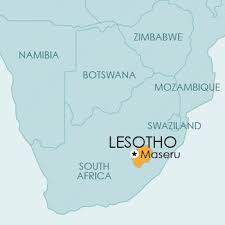 Putting lesotho on the map. Detailed Map Map Lesotho South Africa