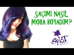 Sacimi Nasil Mora Boyadim I Splat Purple Desire I Kapak Kizi Kapak Kizi Sac Mor Sac