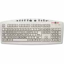 Black And White Computer Keyboard Clipart Keys U See Black On Ivory Key Board Keyboards Low Vision Large Prints