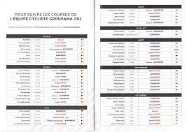 Les bons plans tv, écrans et web sélectionnés par l'happy hour. Votre Programme Tv 2018 Club Des Supporters De L Equipe Cycliste Groupama Fdj