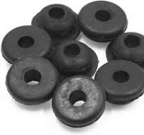 Sourcingmap – Juego de 6 mm de diámetro Agujero Negro de Goma Amortiguador  bujes para Coche Motocicleta : Amazon.es: Coche y moto