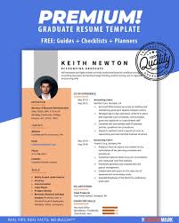 Ats Resume Template For Recent Graduates Minimalist Resume Etsy In 2020 Resume Template Resume Minimalist Resume Template